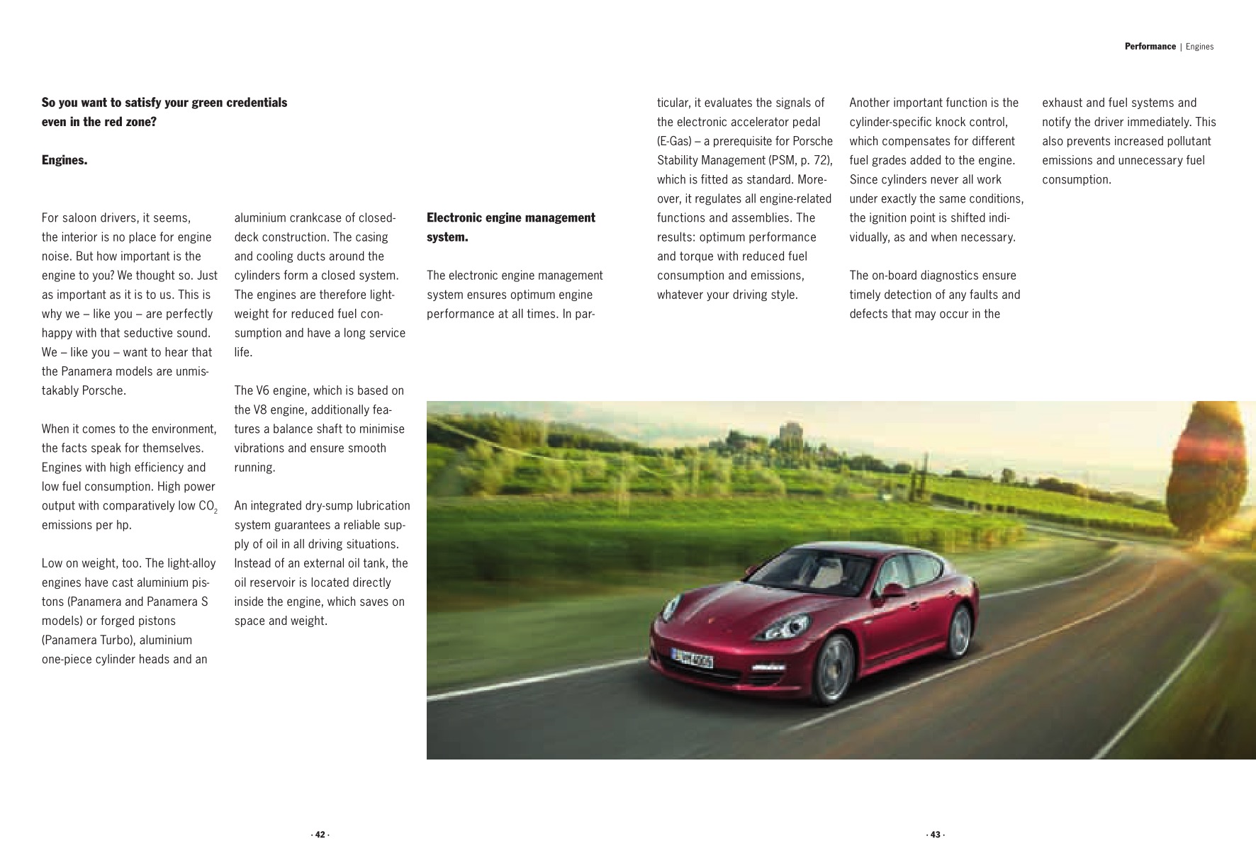 2010 Porsche Panamera Brochure Page 71